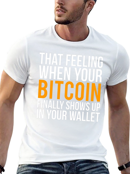 Bitcoin Wallet T-Shirt - Crypto Lover Tee