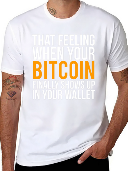 Bitcoin Wallet T-Shirt - Crypto Lover Tee