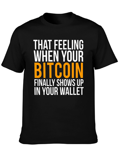 Bitcoin Wallet T-Shirt - Crypto Lover Tee