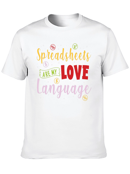 Spreadsheets Love Language T-Shirt