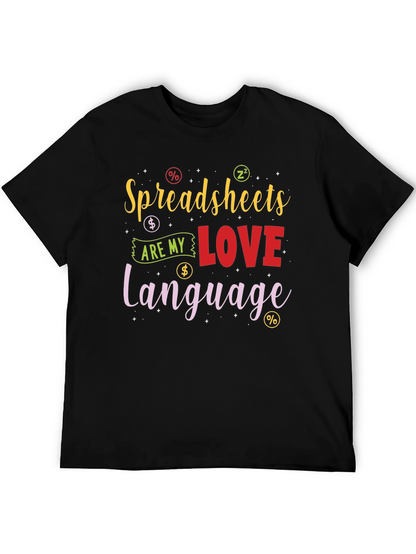 Spreadsheets Love Language T-Shirt