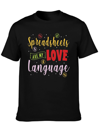 Spreadsheets Love Language T-Shirt