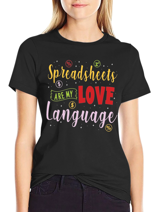 Spreadsheets Love Language T-Shirt