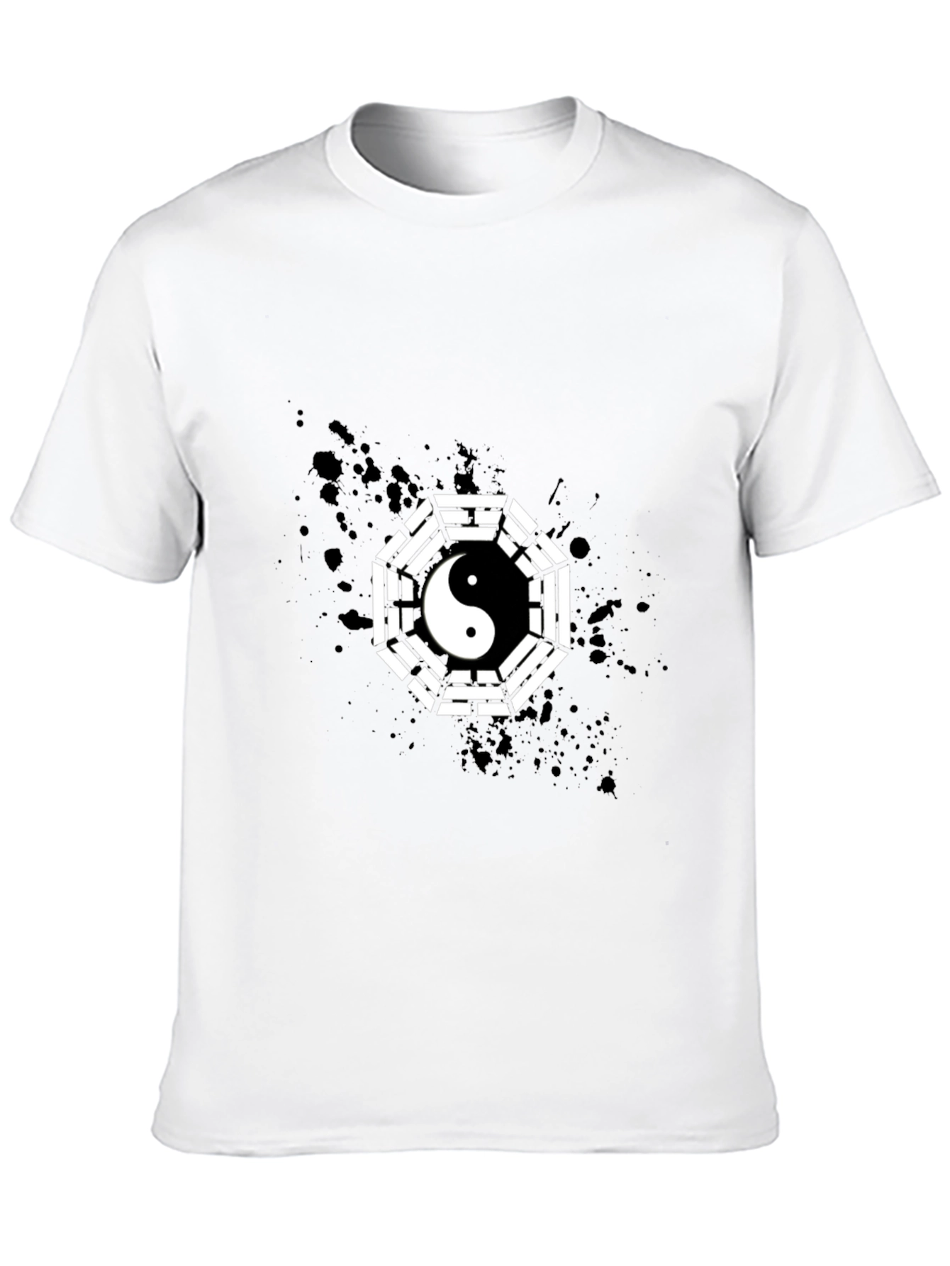 Yin Yang Bagua Graphic T-Shirt - Modern Style