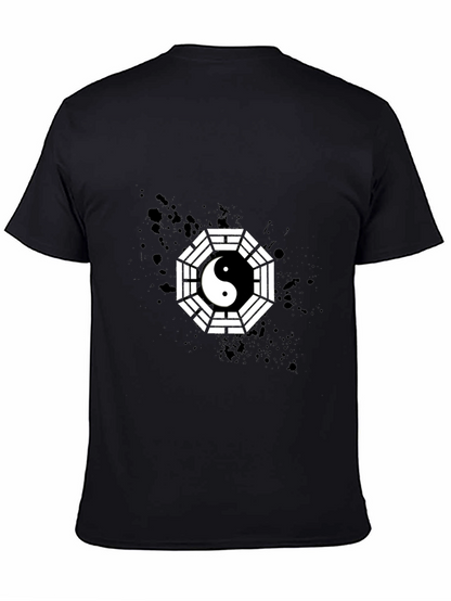 Yin Yang Bagua Graphic T-Shirt - Modern Style