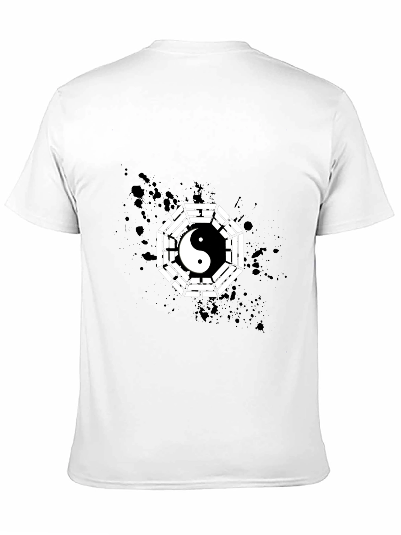 Yin Yang Bagua Graphic T-Shirt - Modern Style