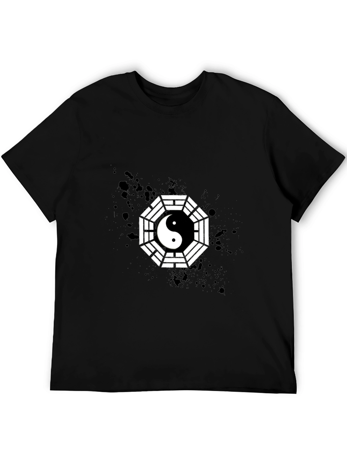 Yin Yang Bagua Graphic T-Shirt - Modern Style
