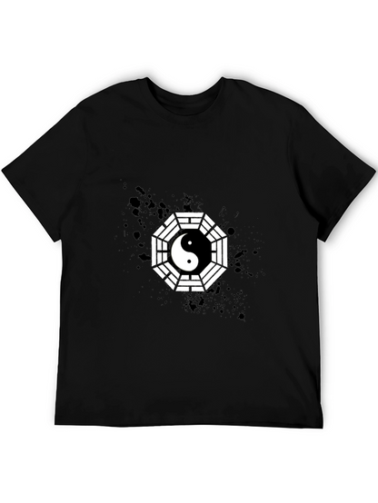 Yin Yang Bagua Graphic T-Shirt - Modern Style