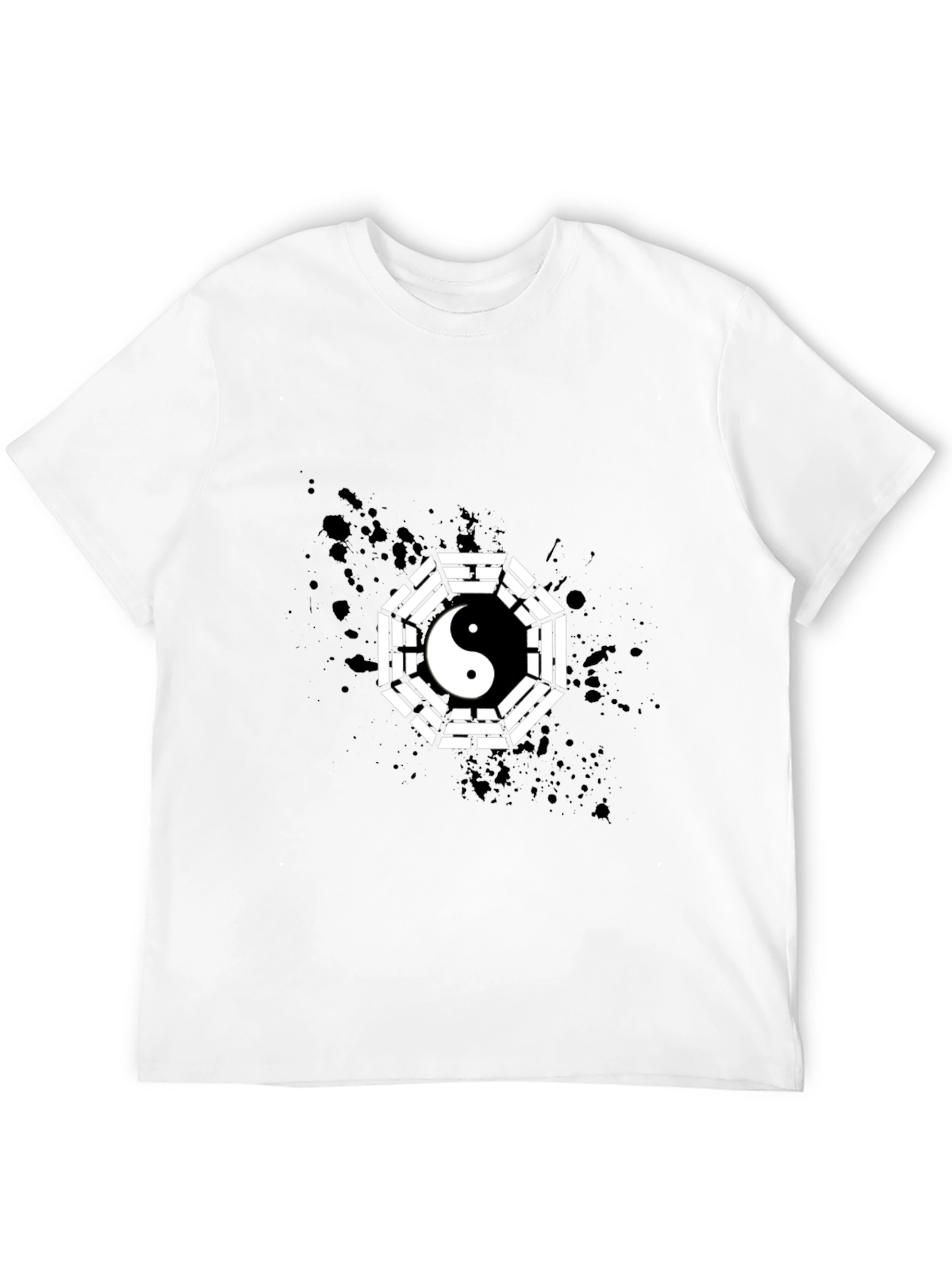 Yin Yang Bagua Graphic T-Shirt - Modern Style