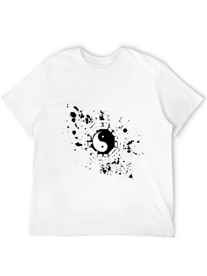 Yin Yang Bagua Graphic T-Shirt - Modern Style