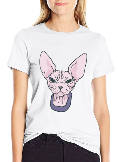 Sphynx Cat T-Shirt - Funny Hairless Cat Graphic Tee