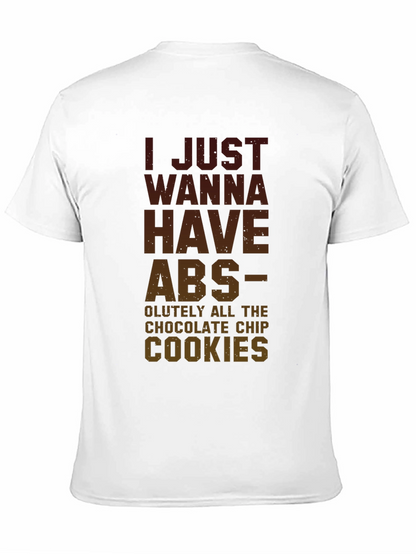 Abs & Cookies Funny Graphic T-Shirt