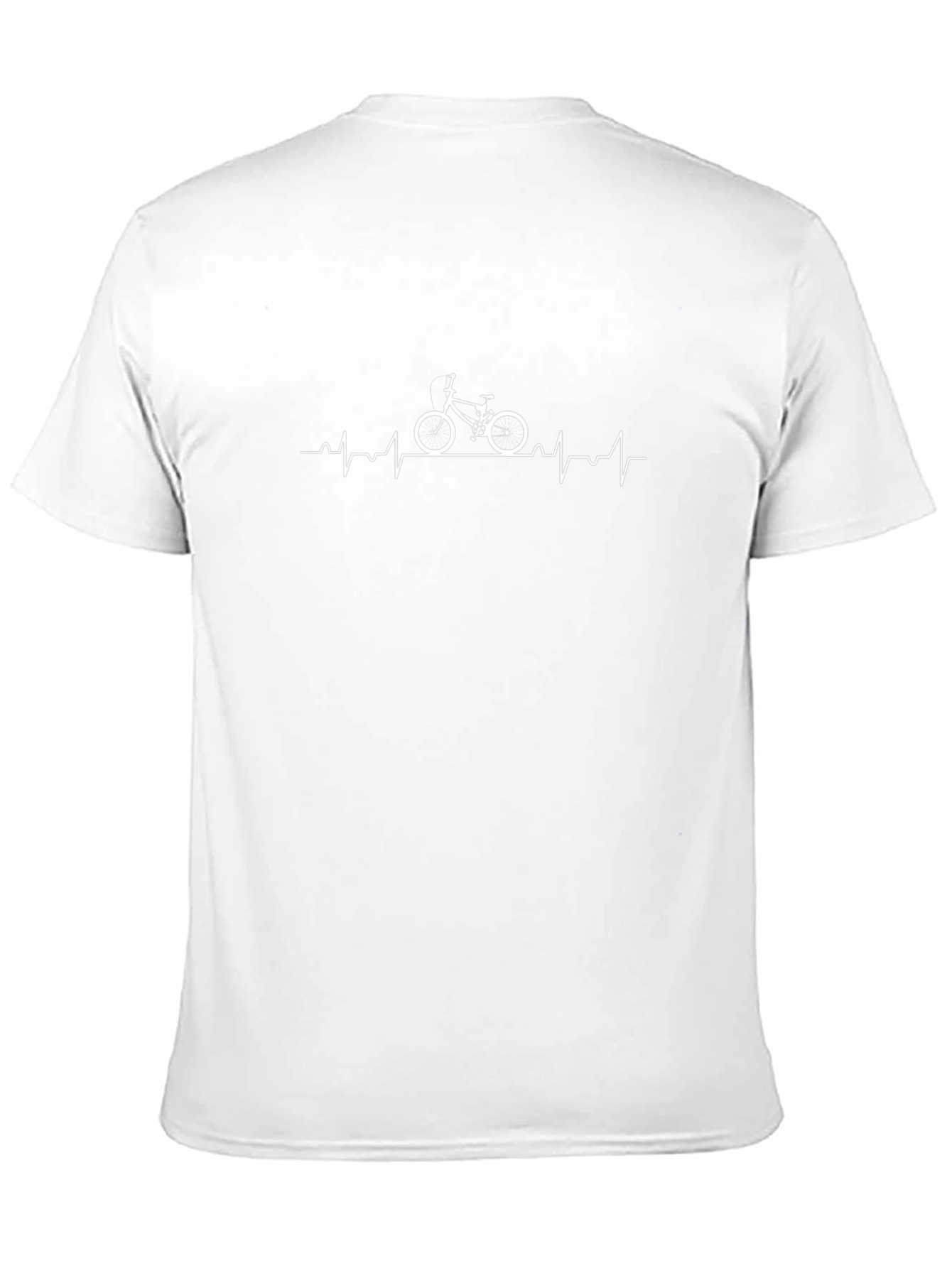 Bike Heartbeat T-Shirt - Cycling Passion Tee