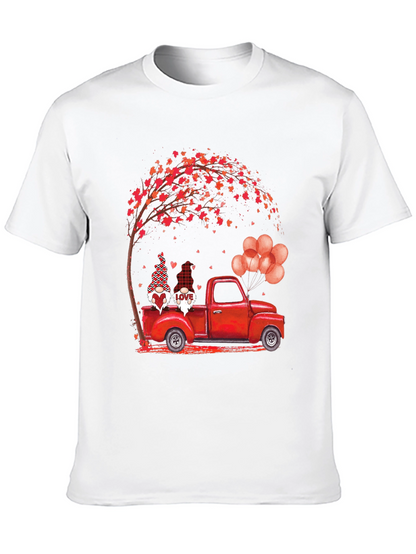 Valentines Gnome Truck T-Shirt - Love