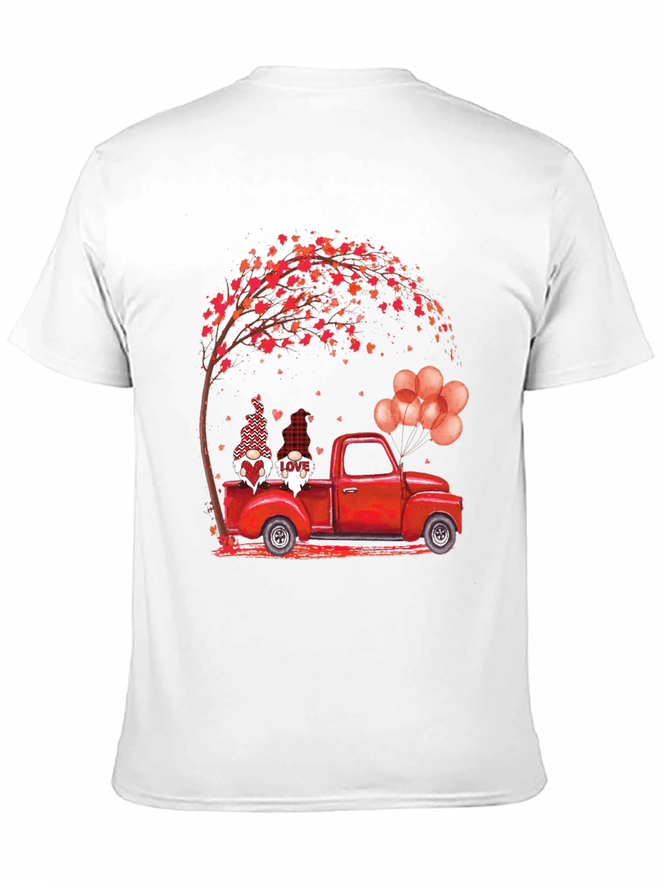 Valentines Gnome Truck T-Shirt - Love