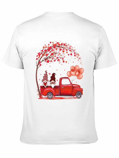Valentines Gnome Truck T-Shirt - Love