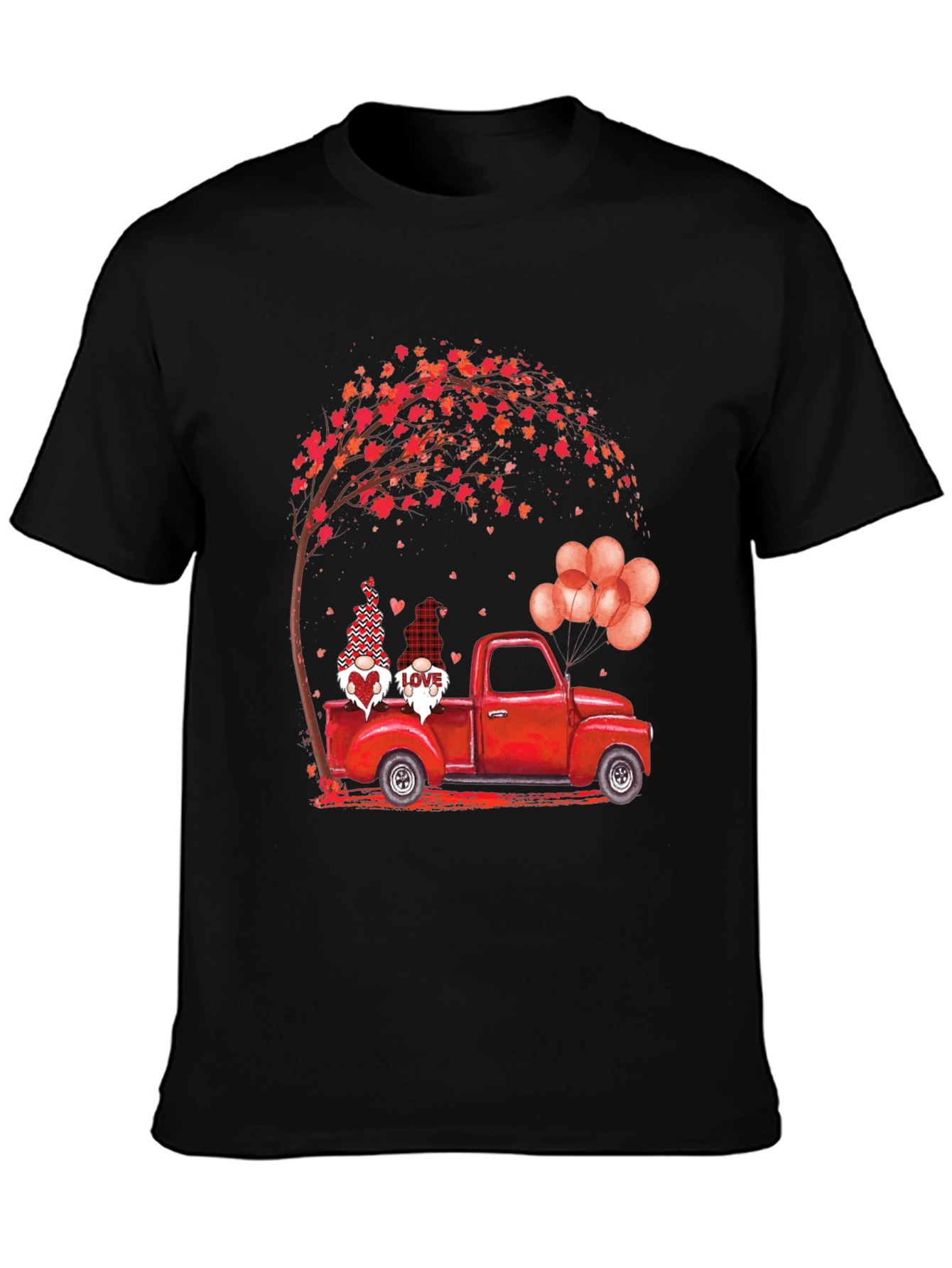 Valentines Gnome Truck T-Shirt - Love