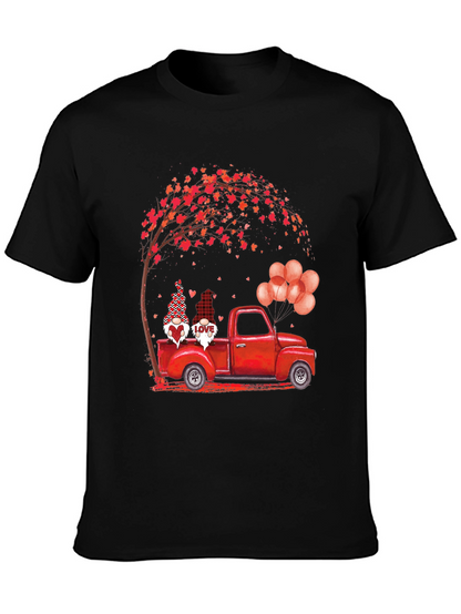 Valentines Gnome Truck T-Shirt - Love