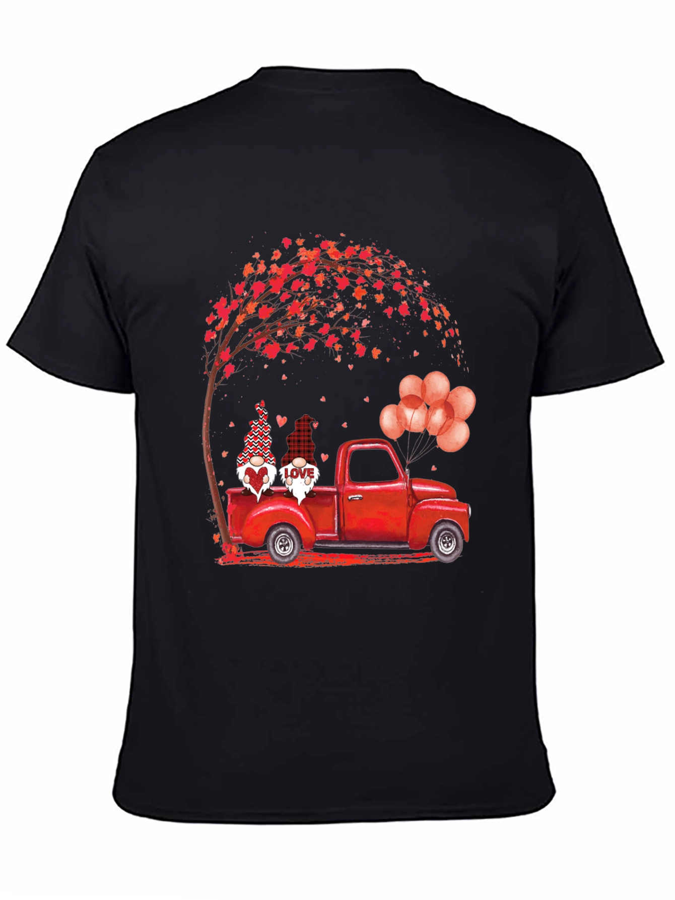 Valentines Gnome Truck T-Shirt - Love
