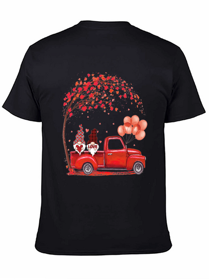Valentines Gnome Truck T-Shirt - Love