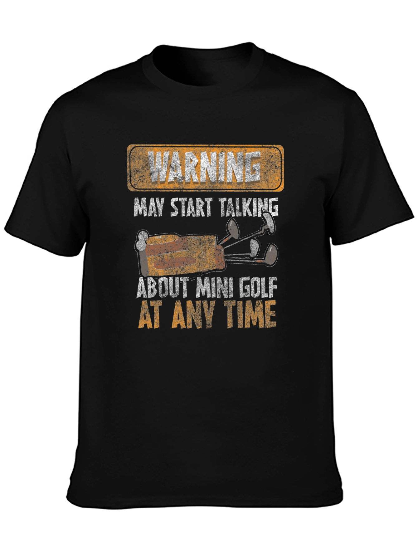 Warning Mini Golf T-Shirt