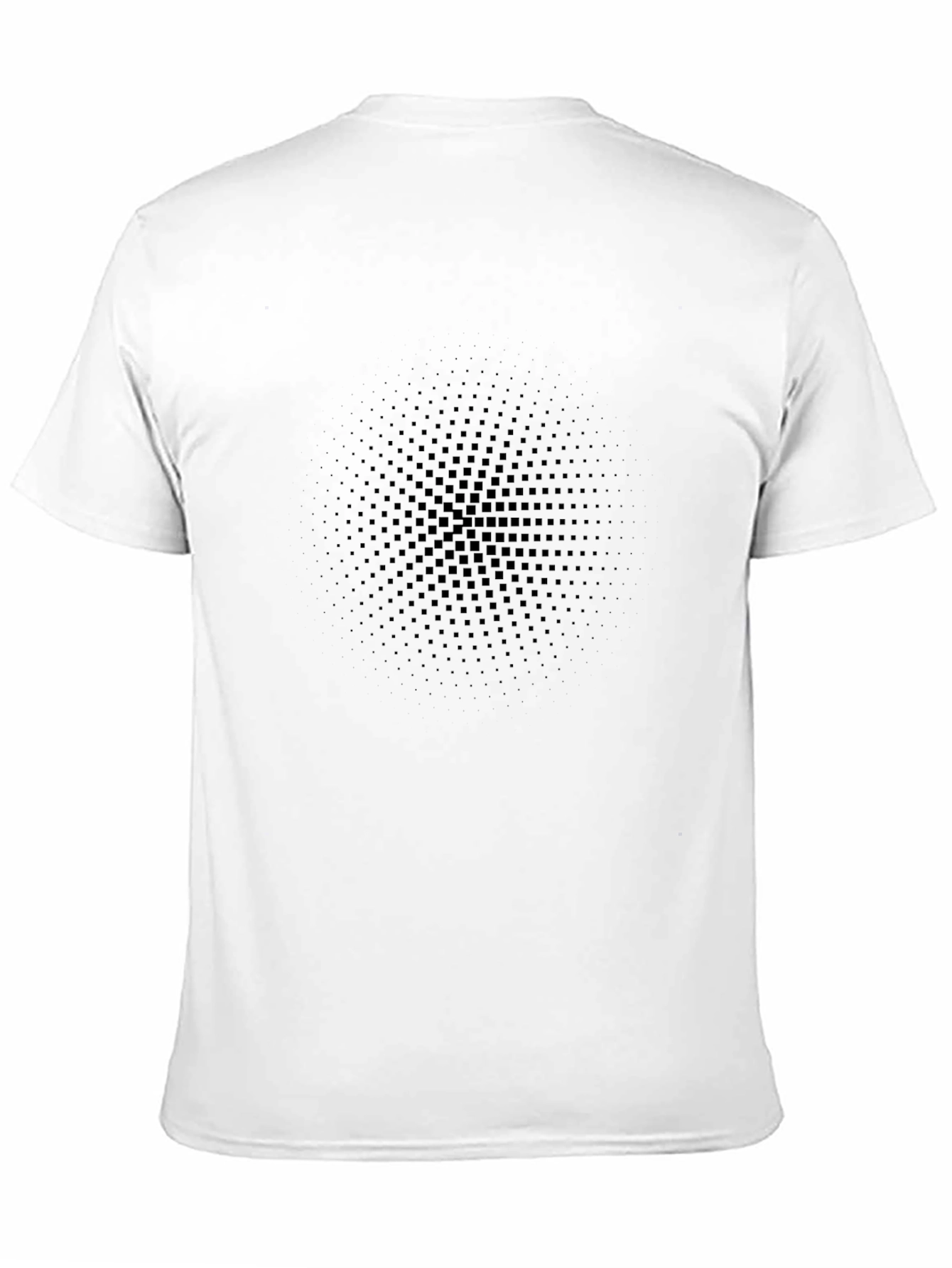 Stylish Black Graphic Tee - Modern Pattern