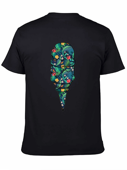 Tropical Ice Cream Graphic T-Shirt