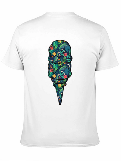 Tropical Ice Cream Graphic T-Shirt