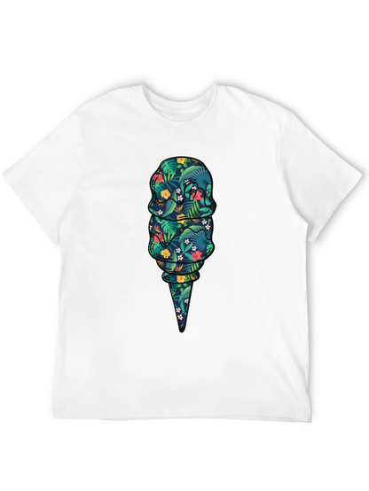 Tropical Ice Cream Graphic T-Shirt