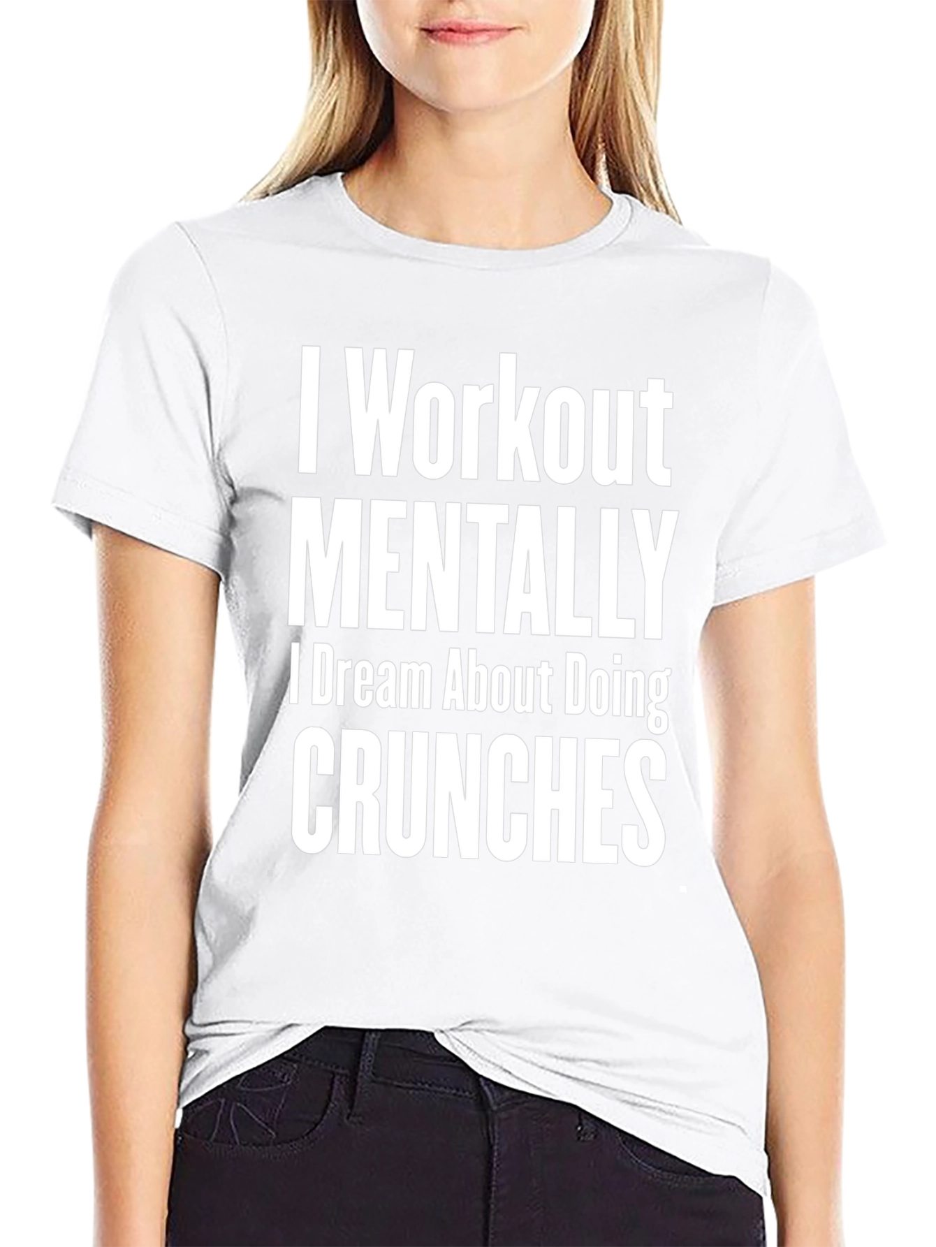Workout Mentally T-Shirt Funny Gym Tee