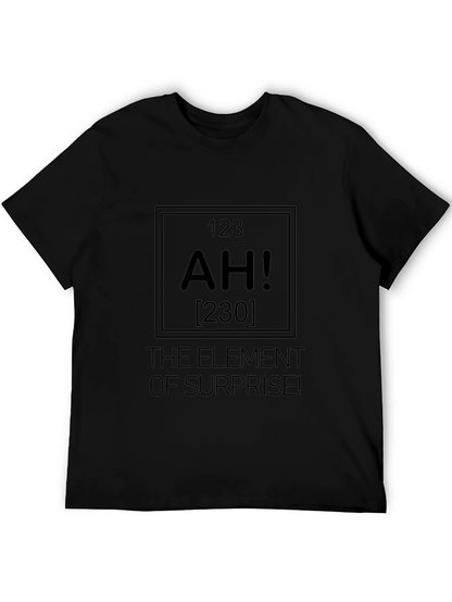 AH! Element of Surprise Mens Black T-Shirt