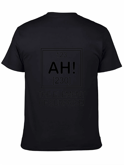 AH! Element of Surprise Mens Black T-Shirt