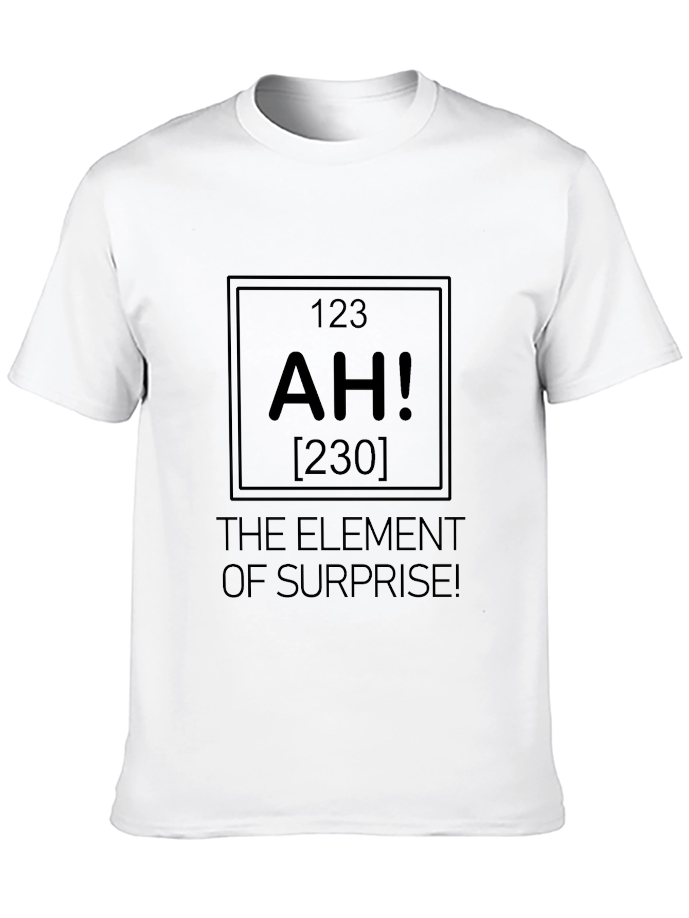 AH! Element of Surprise Mens Black T-Shirt