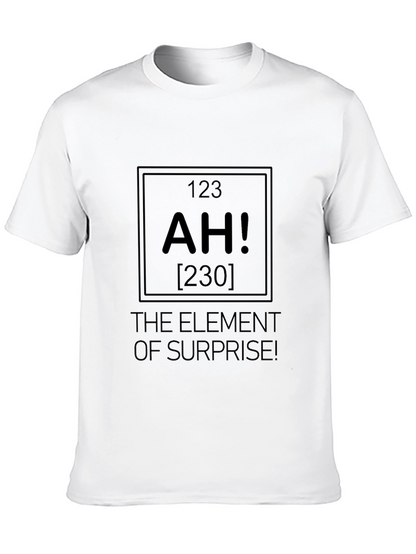 AH! Element of Surprise Mens Black T-Shirt
