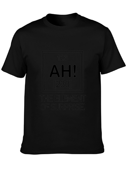 AH! Element of Surprise Mens Black T-Shirt