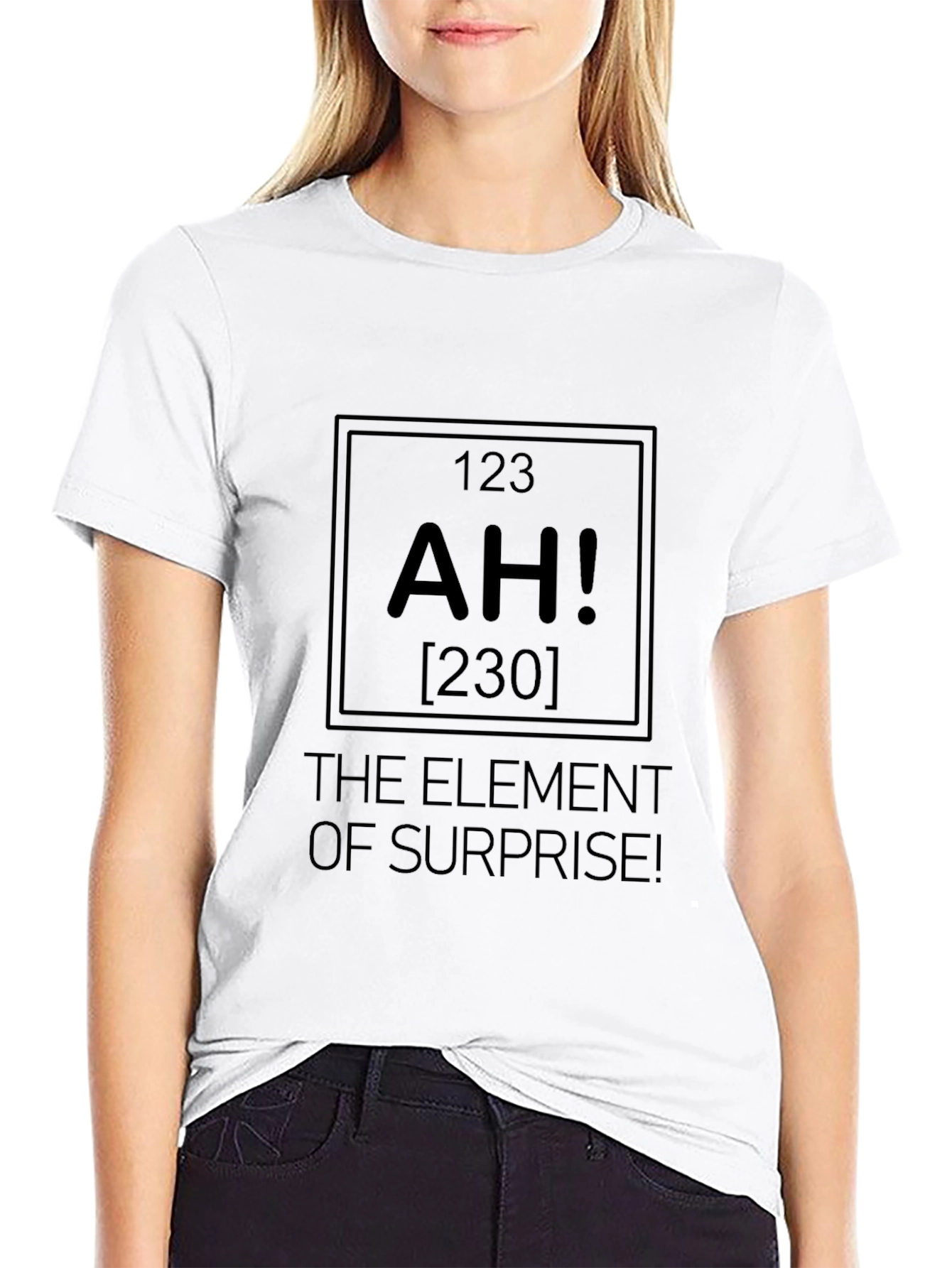 AH! Element of Surprise Mens Black T-Shirt