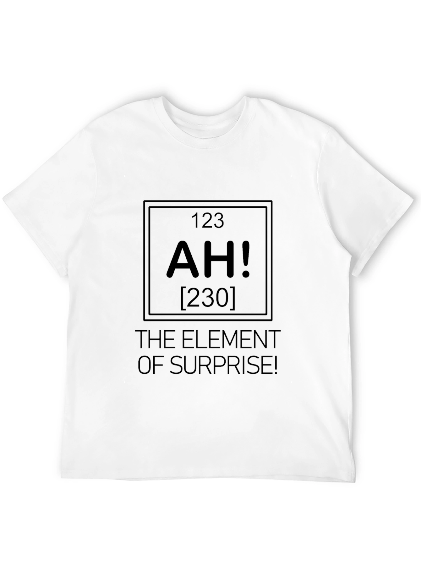 AH! Element of Surprise Mens Black T-Shirt