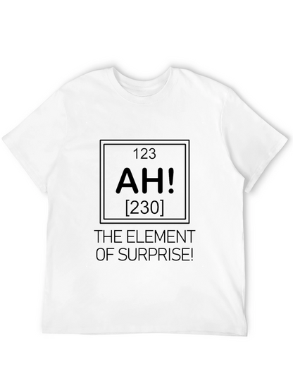 AH! Element of Surprise Mens Black T-Shirt
