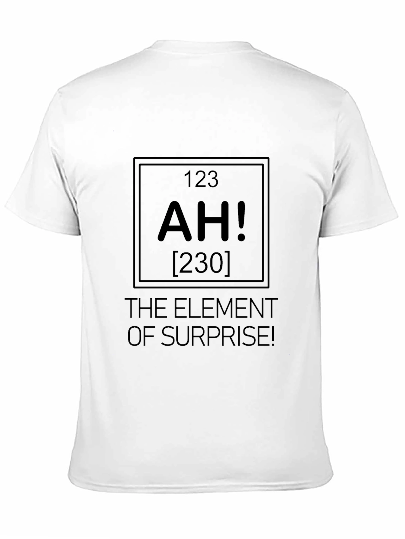 AH! Element of Surprise Mens Black T-Shirt