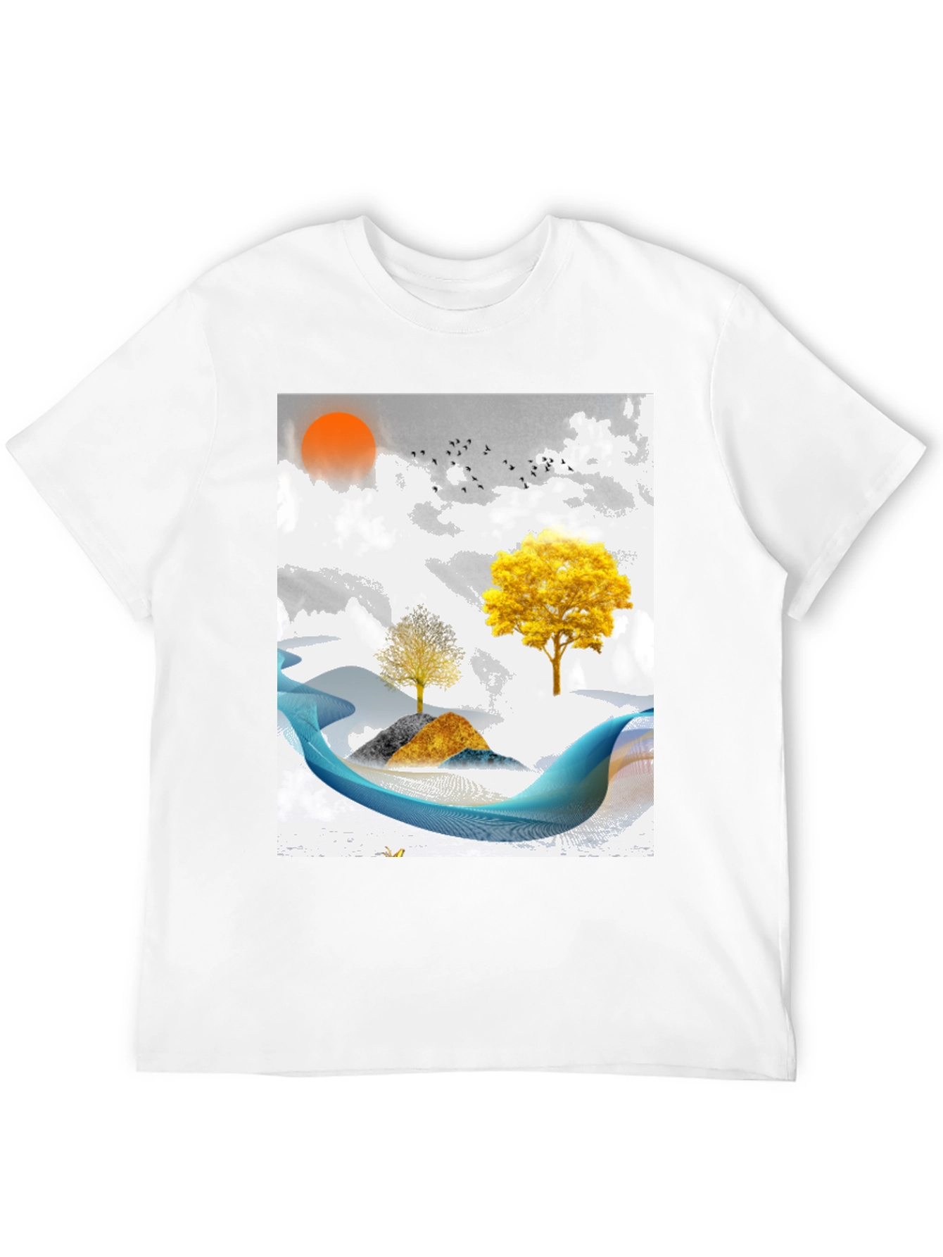 Abstract Landscape Graphic Tee