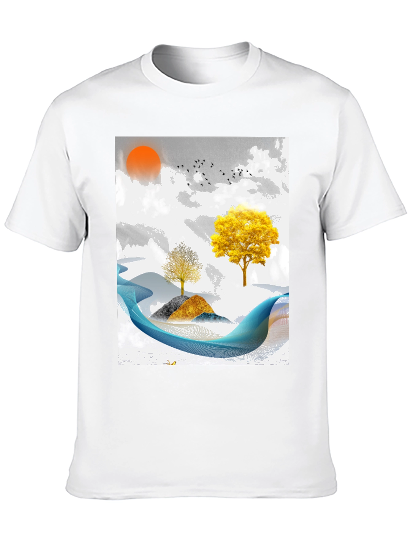 Abstract Landscape Graphic Tee