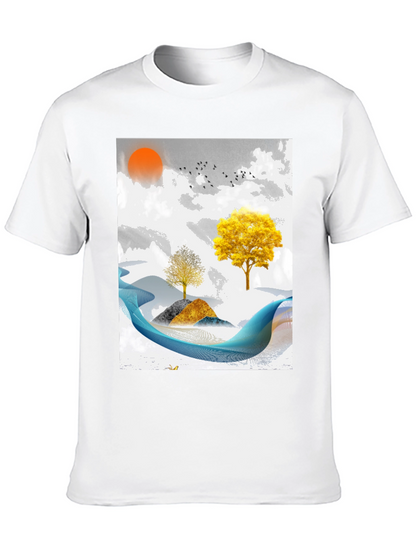 Abstract Landscape Graphic Tee