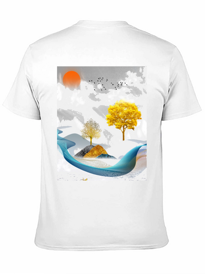 Abstract Landscape Graphic Tee
