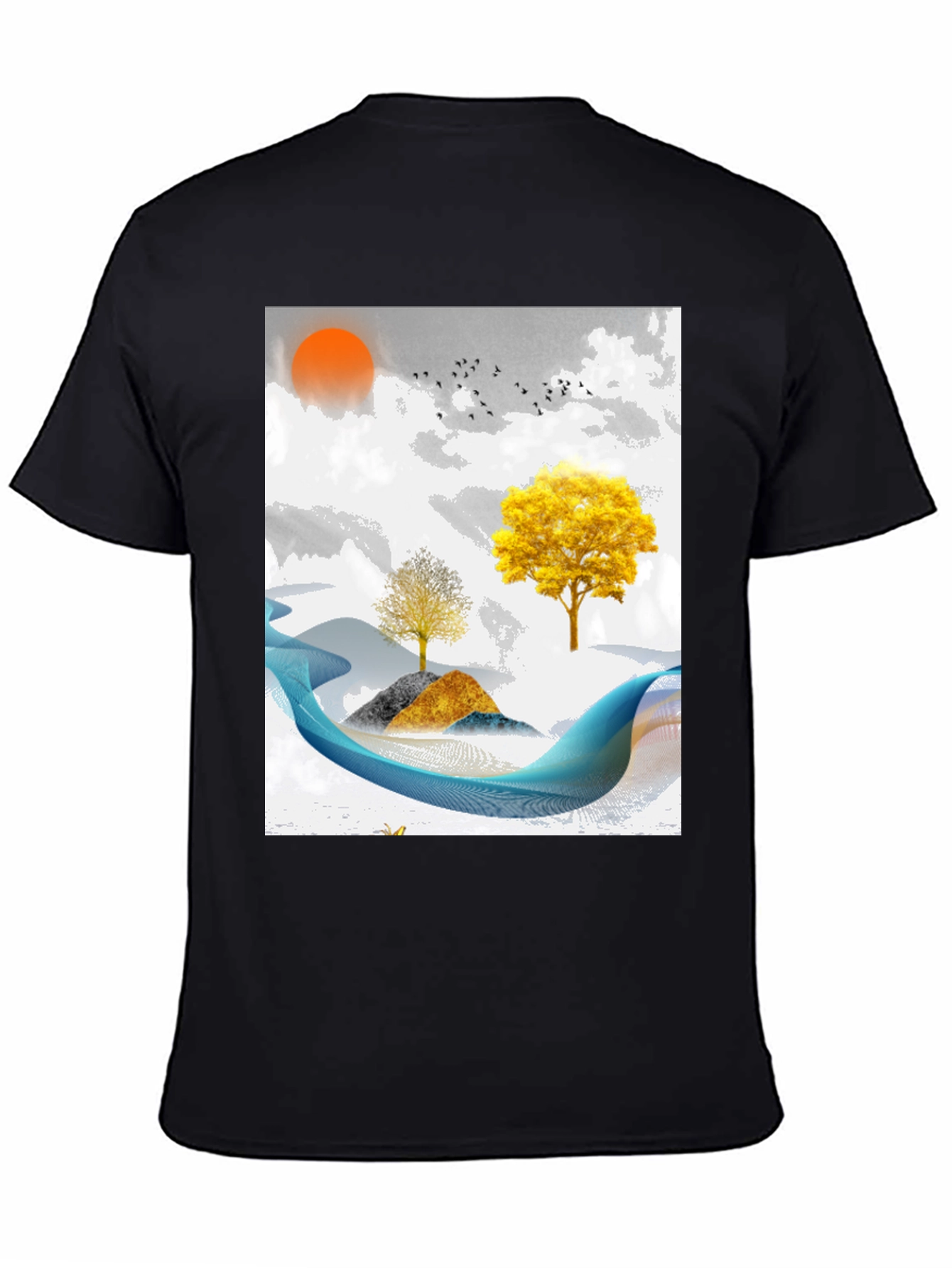 Abstract Landscape Graphic Tee