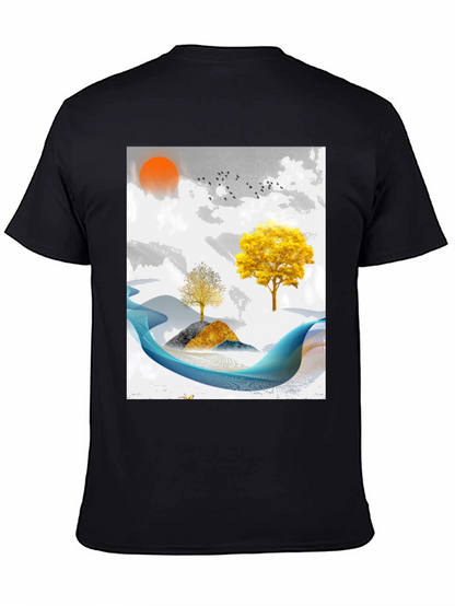 Abstract Landscape Graphic Tee