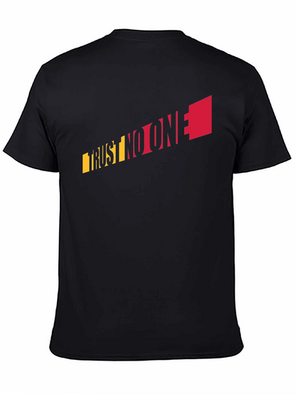 Trust No One Graphic Tee - Black