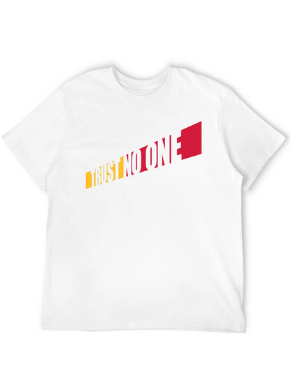 Trust No One Graphic Tee - Black