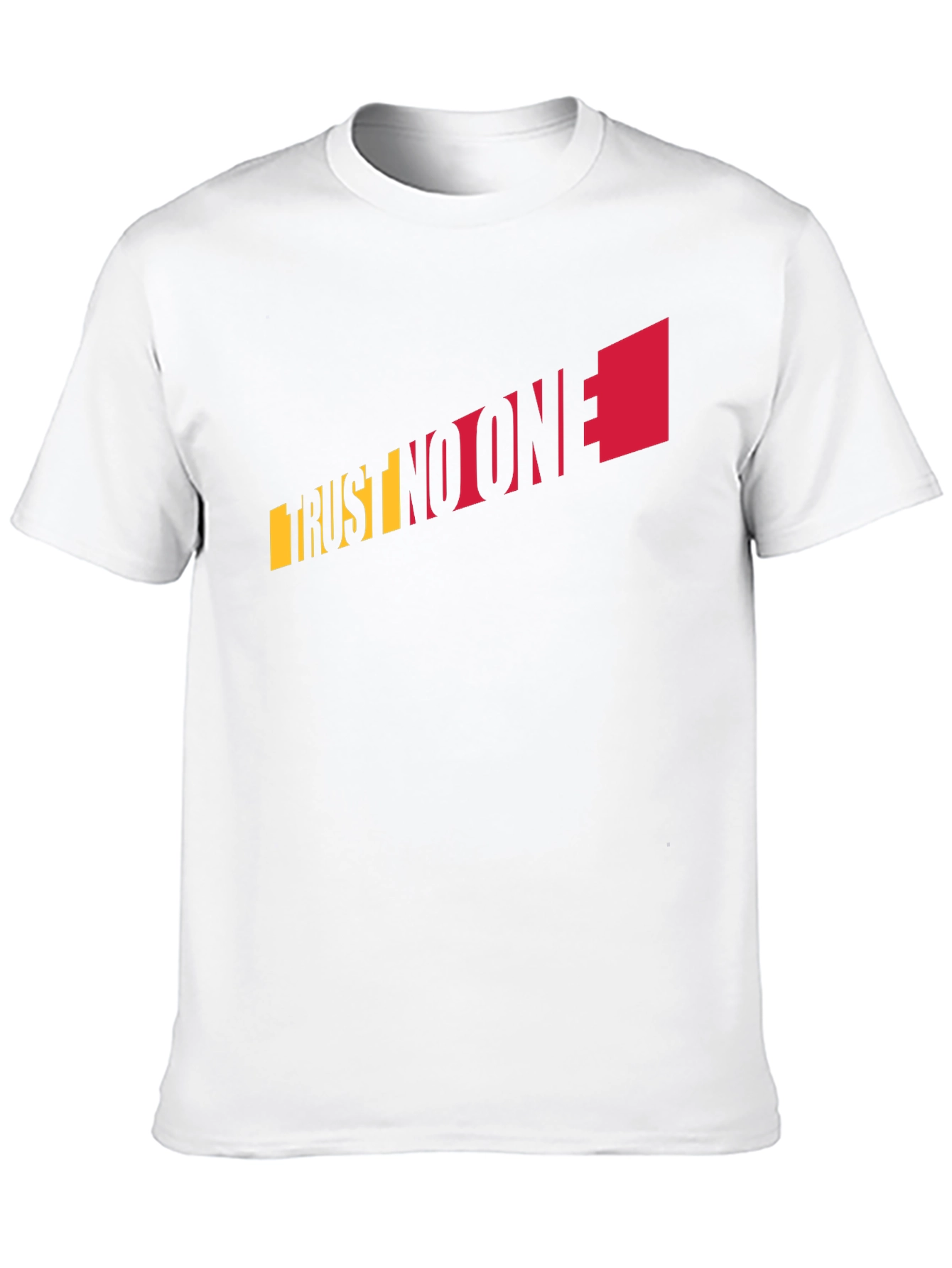 Trust No One Graphic Tee - Black