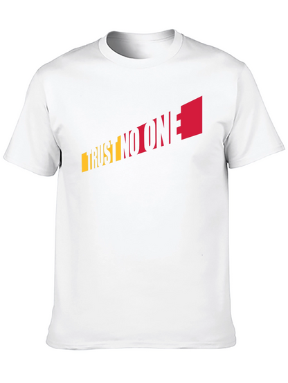 Trust No One Graphic Tee - Black