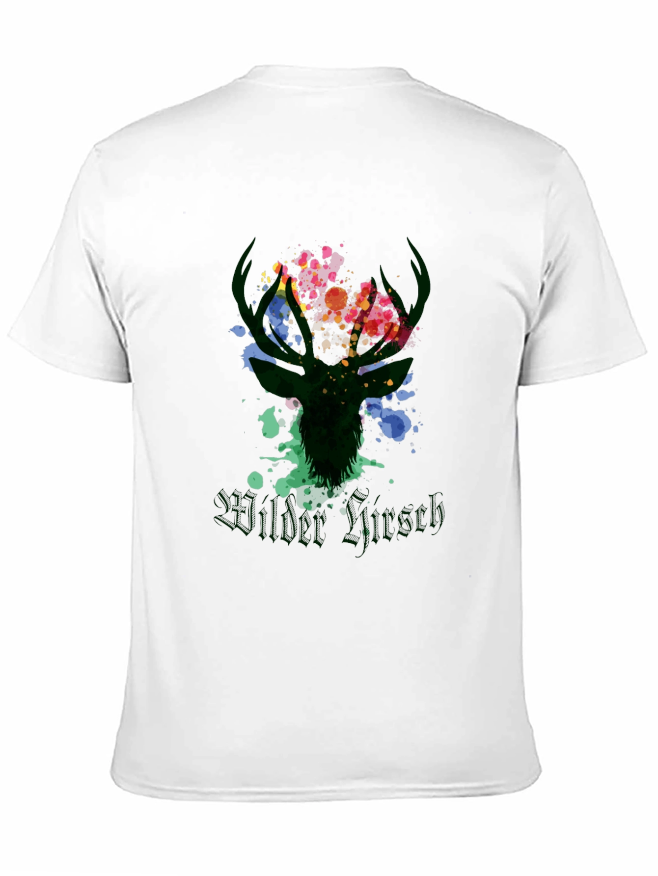 Wilder Hirsch Graphic Tee - Stylish Mens Black T-Shirt